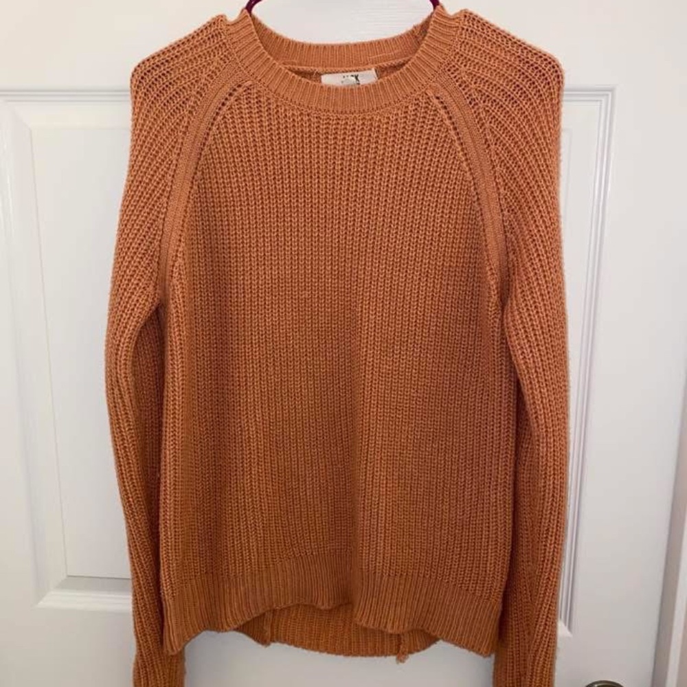 Peach Long Sleeve Sweater